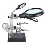 TERCER BRAZO TE800 CON LUPA+ PORTA CAUTIN LUZ LED CABLE USB