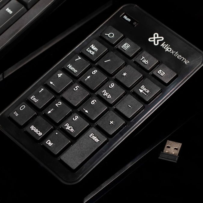TECLADO NUMERICO KLIP XTREME ZYPHER KNP110 WIRELESS - Imagen 3