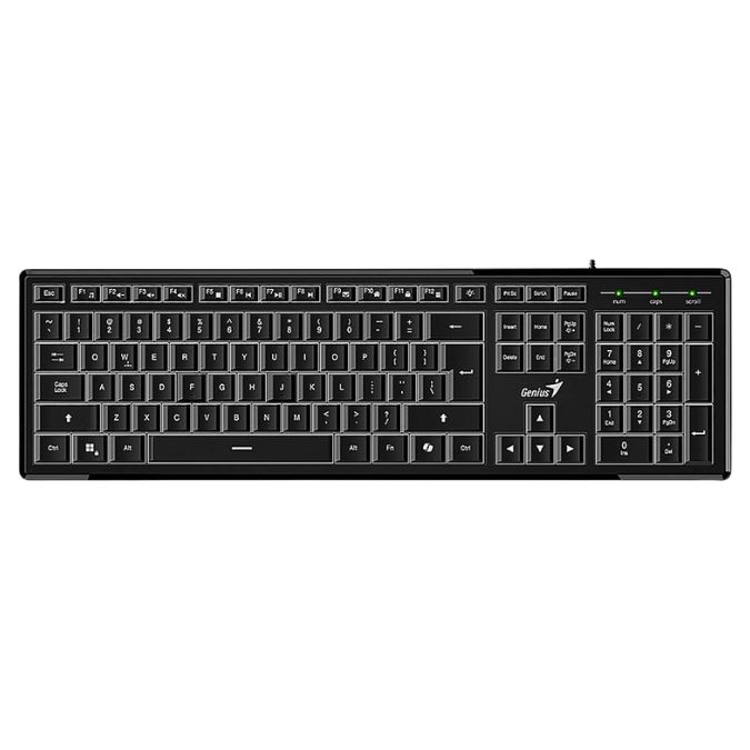 TECLADO GENIUS SLIMSTAR 820 RETROILUMINADO IA COPILOT CX:USB